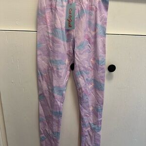 NWT Cat & Jack Girls Tie-Dye Leggings - Lavender, Blue, Pink size 8